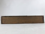 Antique Japanese Wooden Lidded Large Plate Storage Box Inside 38.5x39x5cm X67