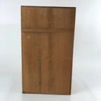 Antique Japanese Wooden Lidded Ozen Storage Box Inside 27.5x28x49cm Brown X128