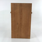 Antique Japanese Wooden Lidded Ozen Storage Box Inside 27.5x28x49cm Brown X128