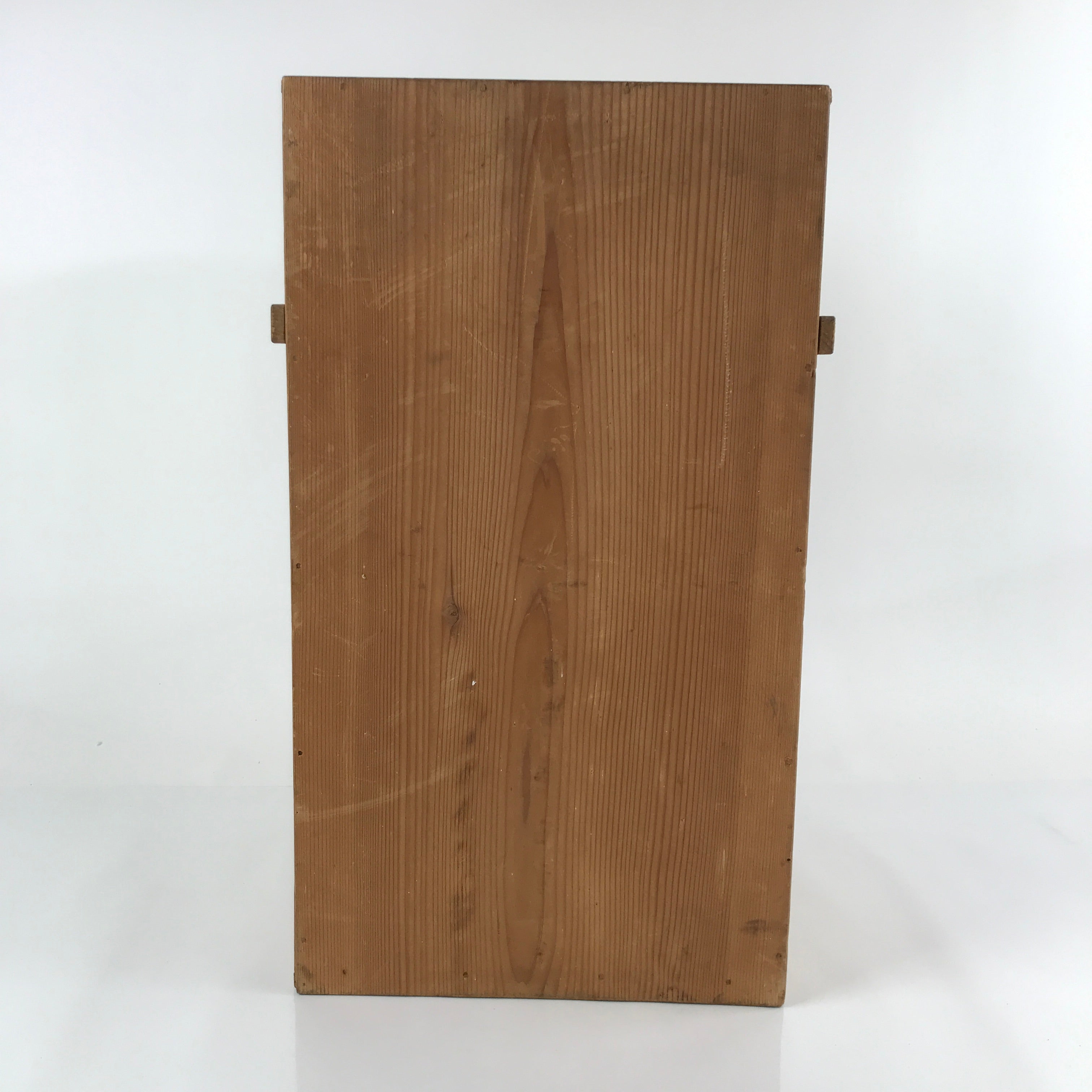 Antique Japanese Wooden Lidded Ozen Storage Box Inside 27.5x28x49cm Brown X128
