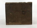 Antique Japanese Wooden Lidded Pottery Storage Box Inside 22.5x23x16.5cm X33