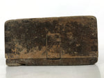 Antique Japanese Wooden Measuring Cup Masu Decoration Box Tool Brown L419