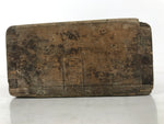 Antique Japanese Wooden Measuring Cup Masu Decoration Box Tool Brown L419