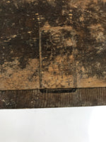 Antique Japanese Wooden Measuring Cup Masu Decoration Box Tool Brown L419