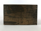 Antique Japanese Wooden Oke Bucket Display Shelf Trinket Showcase Brown T349