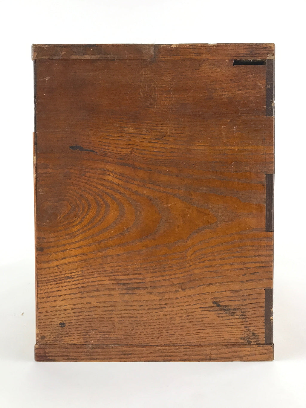 Antique Japanese Wooden Sewing Box Haribako Tansu 4 Drawers Dark Brown T338