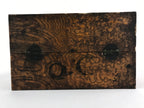 Antique Japanese Wooden Sewing Box Haribako Tansu 4 Drawers Dark Brown T338