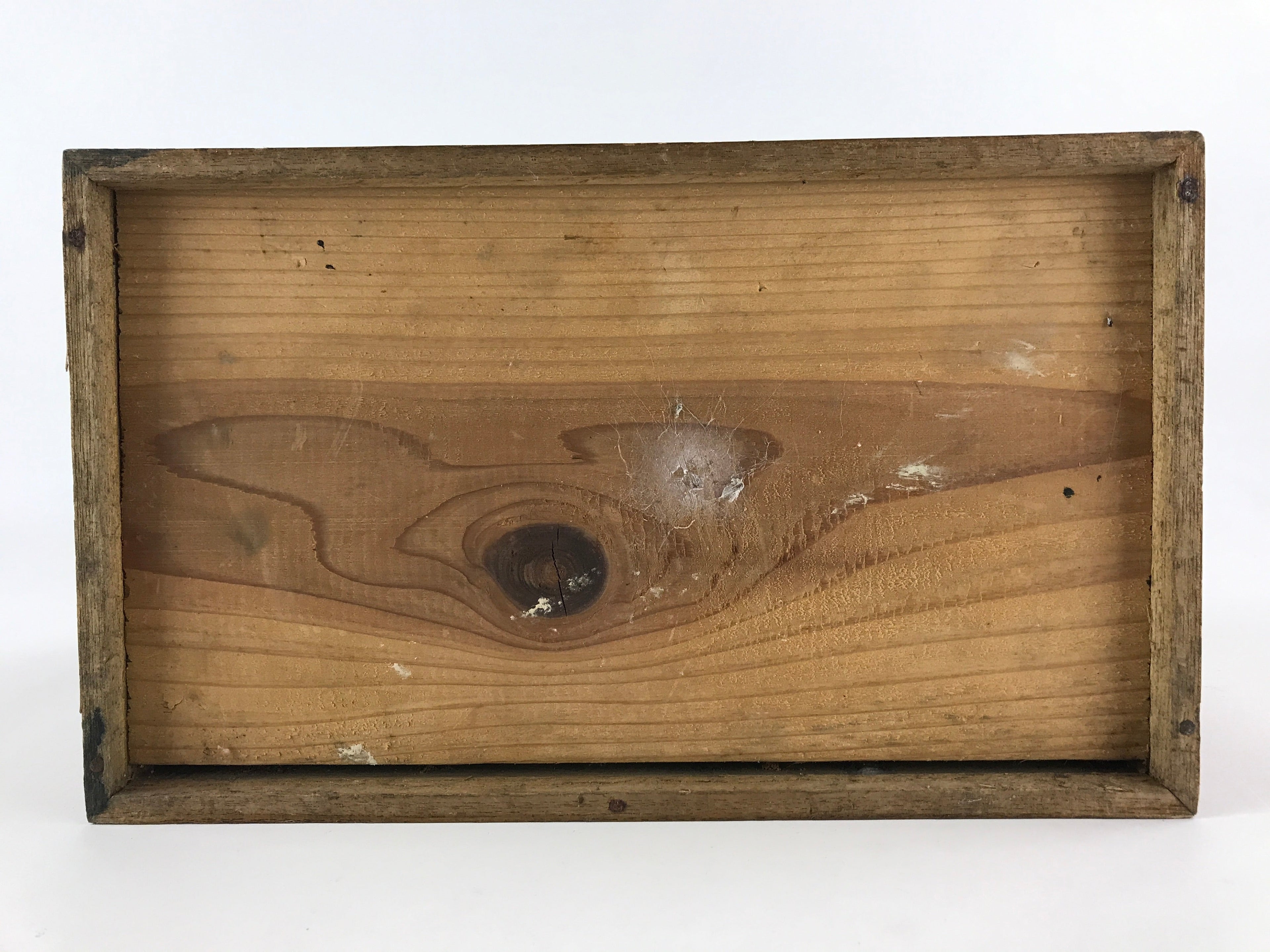 Antique Japanese Wooden Sewing Box Haribako Tansu 4 Drawers Dark Brown T338