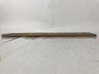Antique Japanese Wooden Signboard Kanji Brown Calligraphy Parishioner Shrine JK8