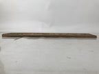 Antique Japanese Wooden Signboard Kanji Brown Calligraphy Parishioner Shrine JK8