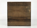 Antique Japanese Wooden Storage Box Pottery Hako Brown Inside 31x31.5x19cm X224