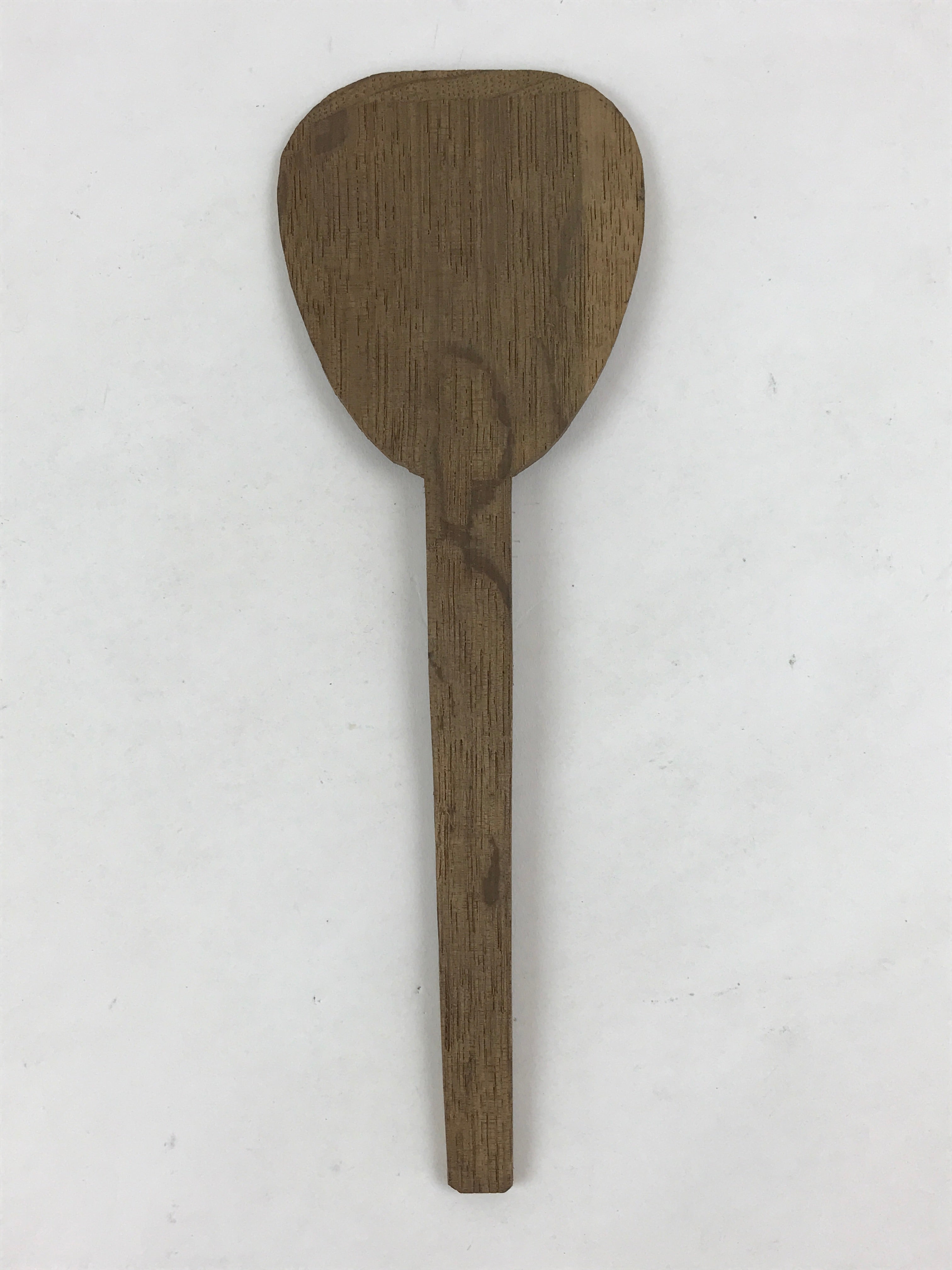 Antique Japanese Wooden Sushi Rice Paddle Spatula Scoop Brown Shamoji JK529