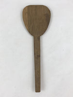 Antique Japanese Wooden Sushi Rice Paddle Spatula Scoop Brown Shamoji JK529