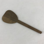 Antique Japanese Wooden Sushi Rice Paddle Spatula Scoop Brown Shamoji JK530