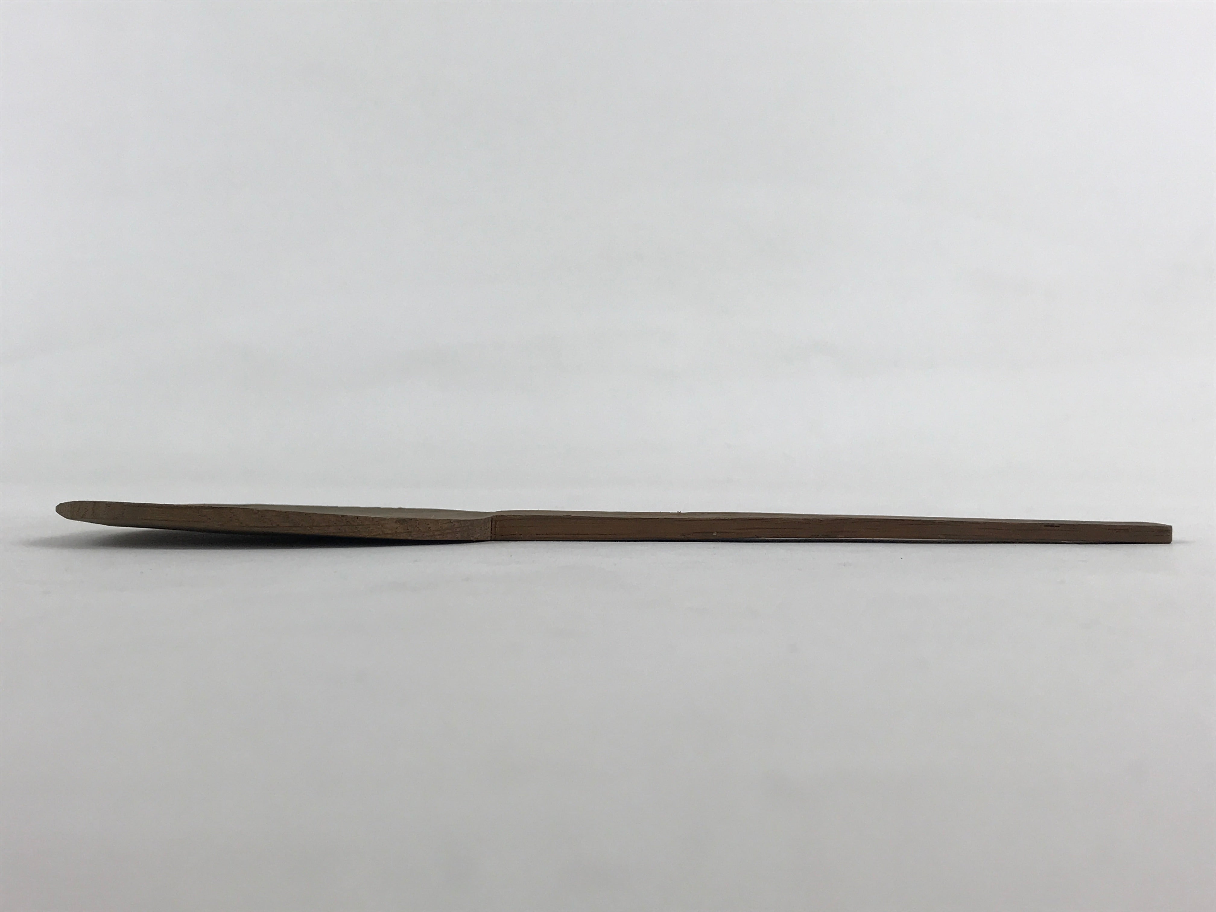 Antique Japanese Wooden Sushi Rice Paddle Spatula Scoop Brown Shamoji JK531