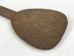 Antique Japanese Wooden Sushi Rice Paddle Spatula Scoop Brown Shamoji JK531