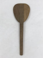 Antique Japanese Wooden Sushi Rice Paddle Spatula Scoop Brown Shamoji JK533