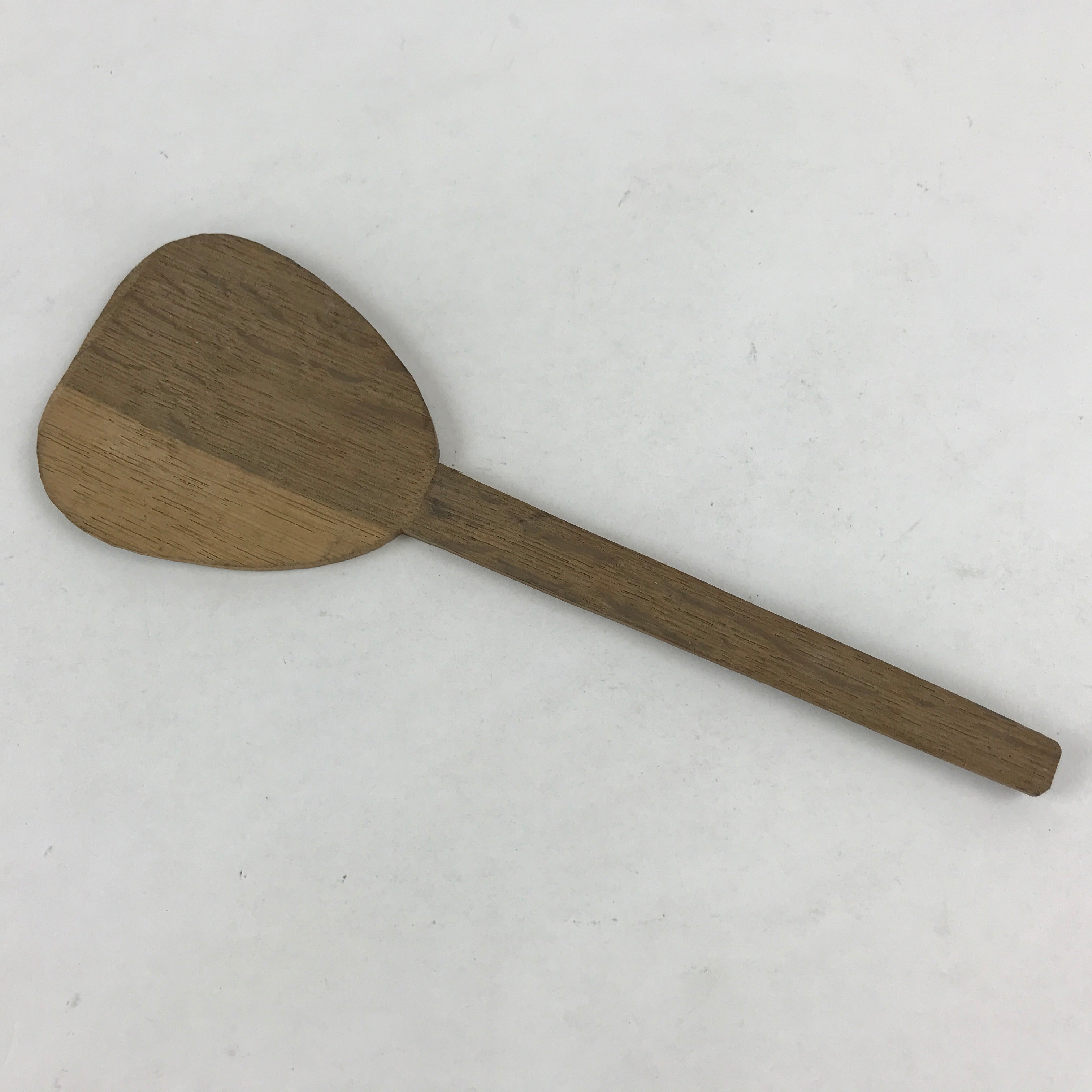 Antique Japanese Wooden Sushi Rice Paddle Spatula Scoop Brown Shamoji JK533