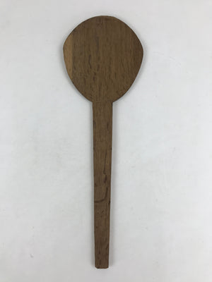 Antique Japanese Wooden Sushi Rice Paddle Spatula Scoop Brown Shamoji JK535