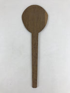 Antique Japanese Wooden Sushi Rice Paddle Spatula Scoop Brown Shamoji JK535