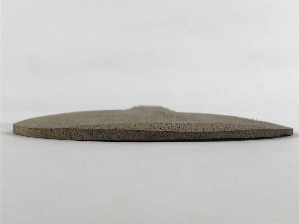 Antique Japanese Wooden Sushi Rice Paddle Spatula Scoop Brown Shamoji JK535