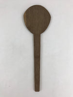 Antique Japanese Wooden Sushi Rice Paddle Spatula Scoop Brown Shamoji JK536