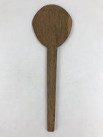 Antique Japanese Wooden Sushi Rice Paddle Spatula Scoop Brown Shamoji JK536