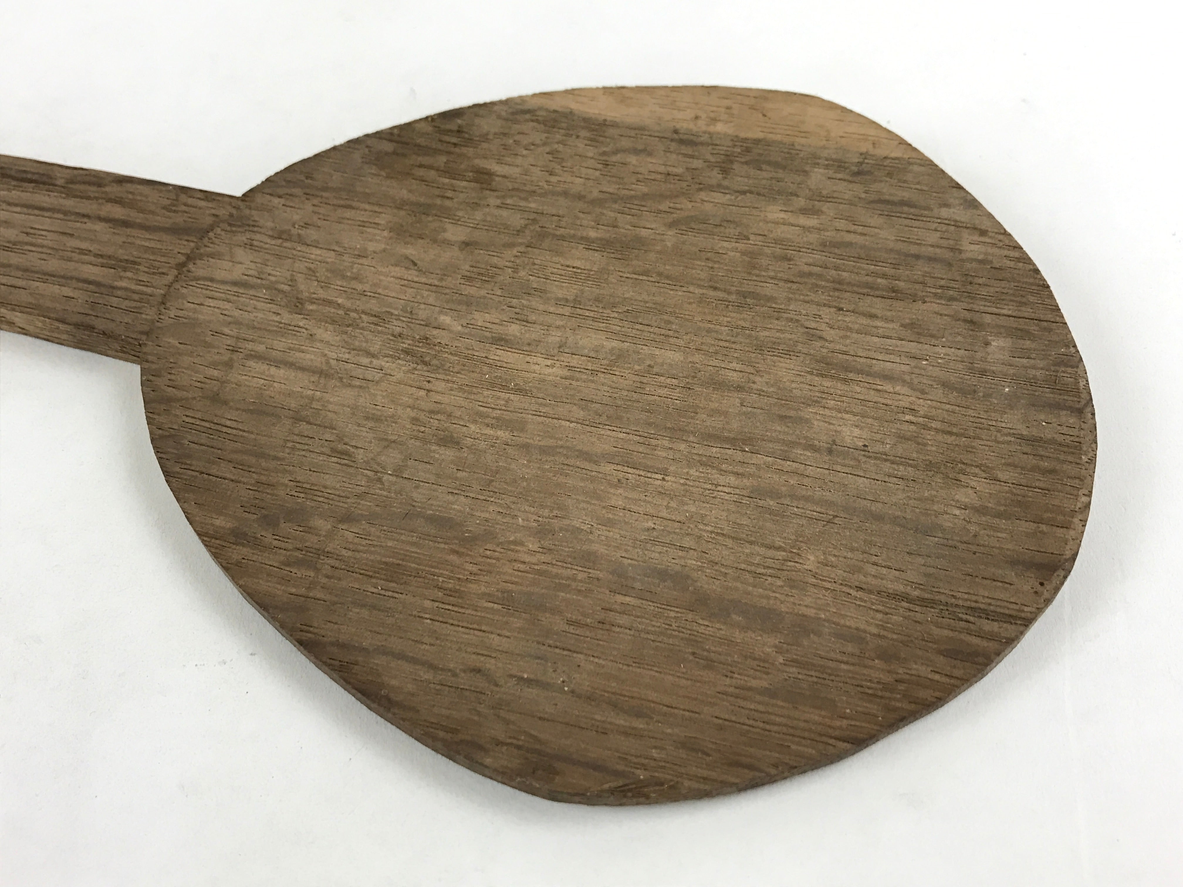 Antique Japanese Wooden Sushi Rice Paddle Spatula Scoop Brown Shamoji JK536