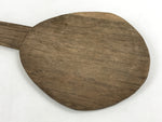 Antique Japanese Wooden Sushi Rice Paddle Spatula Scoop Brown Shamoji JK536