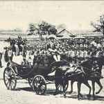 Antique Postcard Japanese Emperor Meiji Military Review Russo-Japanese War PC79