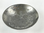Antique Russo Japanese War Copper Silver Plated Sake Cup Sakazuki Guinomi C1895