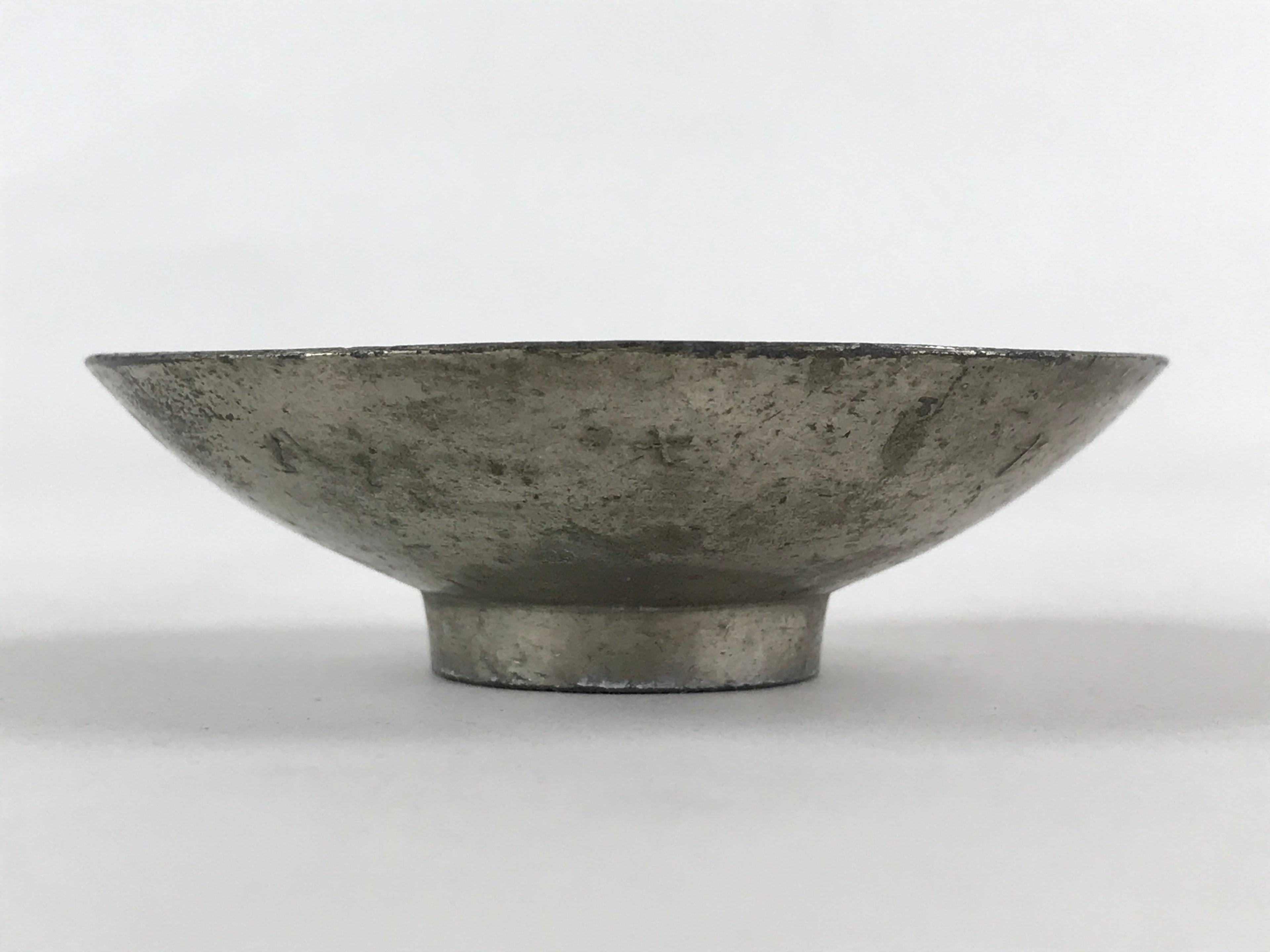 Antique Russo Japanese War Copper Silver Plated Sake Cup Sakazuki Guinomi C1895