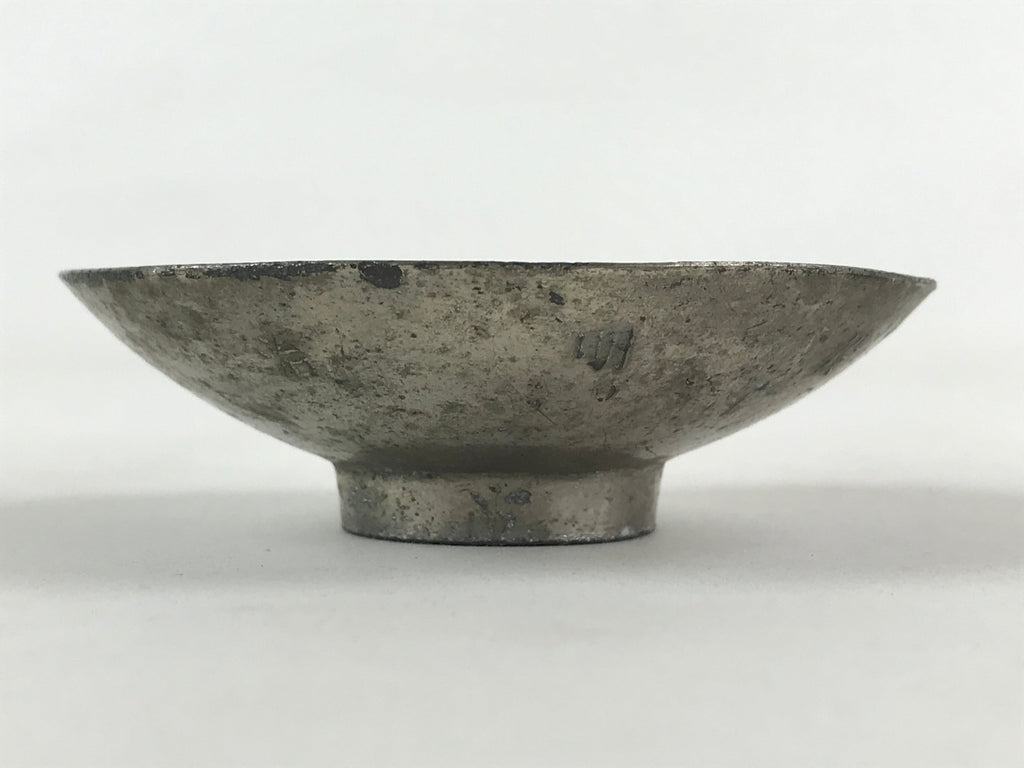 Antique Russo Japanese War Copper Silver Plated Sake Cup Sakazuki Guinomi C1895