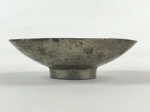 Antique Russo Japanese War Copper Silver Plated Sake Cup Sakazuki