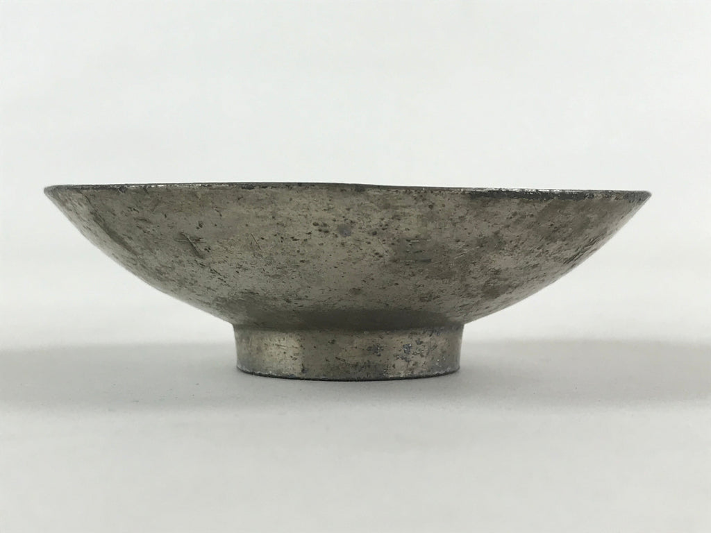Antique Russo Japanese War Copper Silver Plated Sake Cup Sakazuki Guinomi C1895