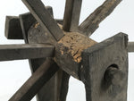 Antique Taisho Japanese Wooden Manual Spinning Wheel Itoguruma Silk Cotton JK861