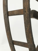 Antique Taisho Japanese Wooden Manual Spinning Wheel Itoguruma Silk Cotton JK861