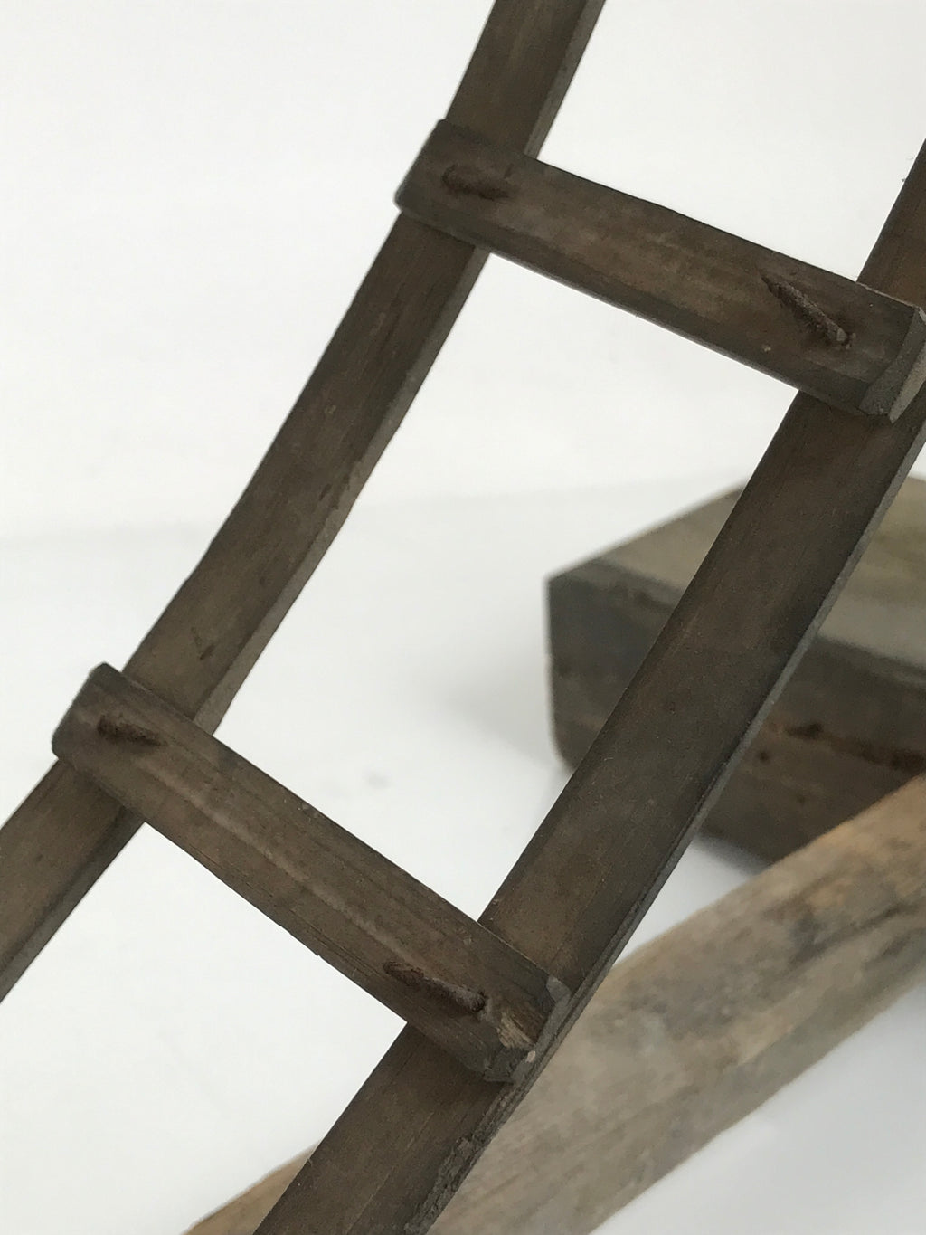 Antique Taisho Japanese Wooden Manual Spinning Wheel Itoguruma Silk Cotton JK861