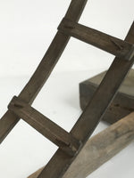 Antique Taisho Japanese Wooden Manual Spinning Wheel Itoguruma Silk Cotton JK861