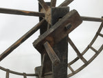 Antique Taisho Japanese Wooden Manual Spinning Wheel Itoguruma Silk Cotton JK861