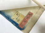 Antique c1860 Japanese Ukiyoe Woodblock Print Utagawa Hiroshige II Plum FL225