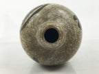 AntiqueJapanese Ceramic Sake Bottle Kayoi-Tokkuri Crackle Glaze Gray Black TS781