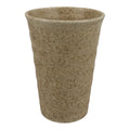 Japanese Ceramic Tall Sake Cup Vtg Pottery Guinomi Ochoko Mottled Beige TC630-KT - Sake Cup-chidorivintage.com
