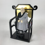 Buddhist Altar Fitting Dogen Zenji Figurine Vtg Lacquer Wood Soto Zen BA183