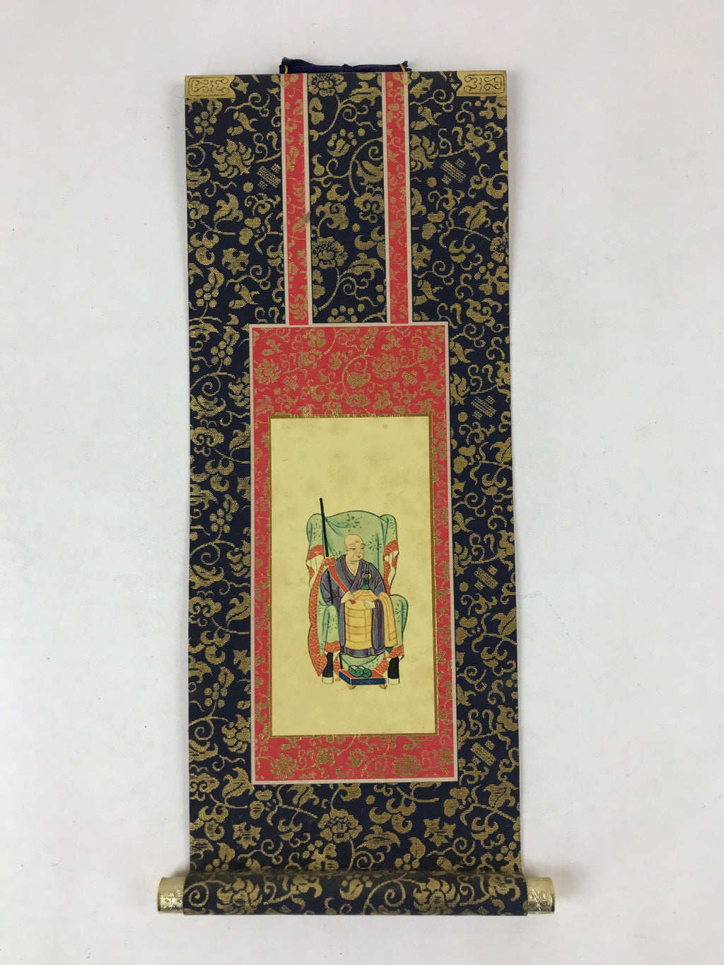 Buddhist Altar Fitting Keizan Jozai Daishi Vtg Scroll Soto Zen Owakigake BA203