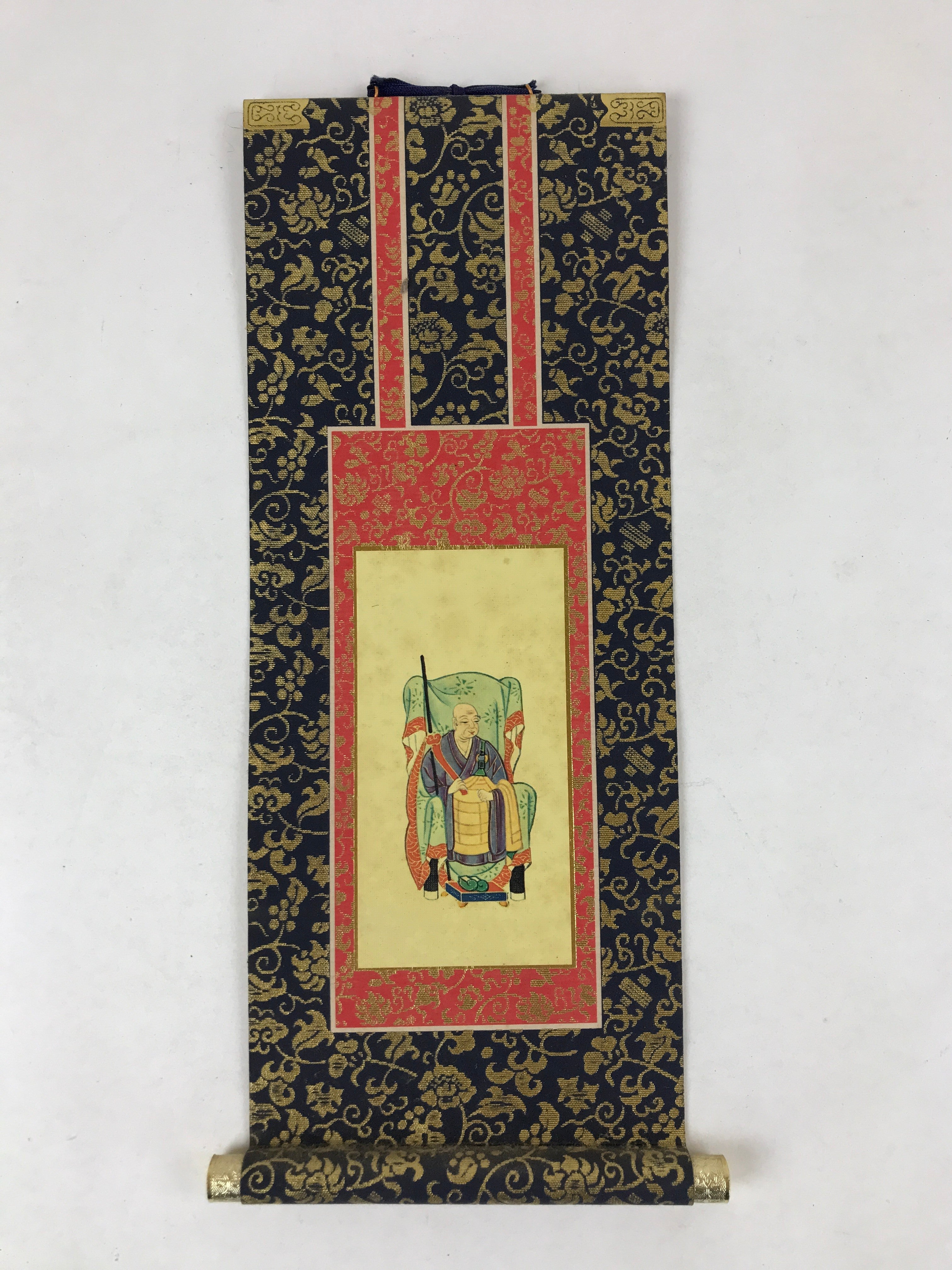 Buddhist Altar Fitting Keizan Jozai Daishi Vtg Scroll Soto Zen Owakigake BA203