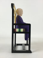 Buddhist Altar Fitting Keizan Zenji Figurine Vtg Lacquer Wood Soto Zen BA184