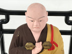 Buddhist Altar Fitting Kukai Kobo Daishi Vtg Figurine Wood Shingon School BA185