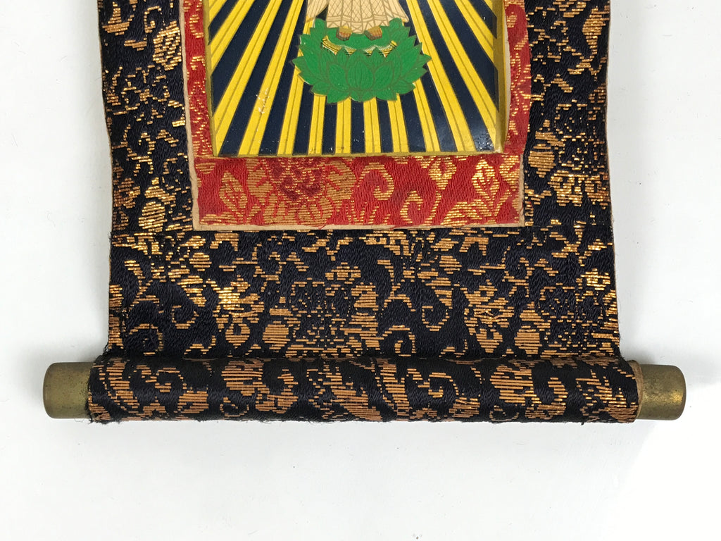 Buddhist Altar Fitting Scroll Amida Butsu Jodo Shinshu Gohonzon Kakejiku BA874