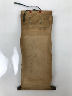 Buddhist Altar Fitting Scroll Vtg Buddha Lotus Owakigake Paper Silk BA307